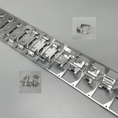 China Customs Service Steel Progressive Steel Aluminum Continuous Metal Stamping Parts for sale