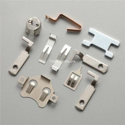 China Flat Spring / Clip Custom OEM 304 Metal Part SUS 301 Nickel Plated Metal Spring Clip for sale