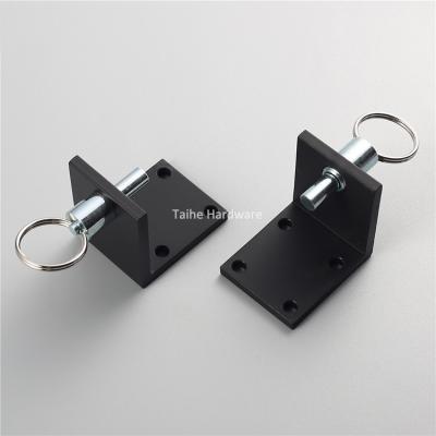 China Aluminum Factory Customizing Black Metal Stamping Bracket for sale