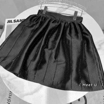 China Fashion Anti-static High Quality Solid Black Girls New Arrival Sexy Short Women's Skirts for sale