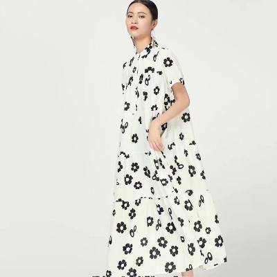 China Factory Fashion Leadis Floral Dress Women's Direct Elegant Tube Top Anti-static Women Maxi Dress Summer 2020 for sale