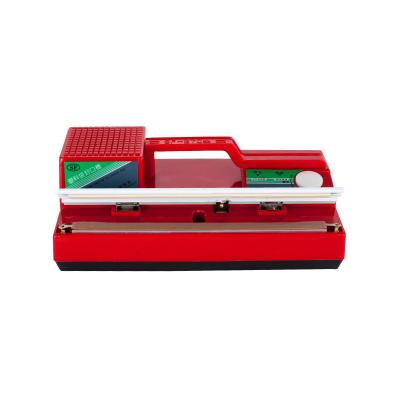 China SF-270 Food Red Color Manual Hand Press Plastic Sealer for sale