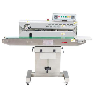 China XK-1100H Automatic High Speed ​​Continuous Food Band Sealer Plastic Bag Heat Sealing Machine for sale