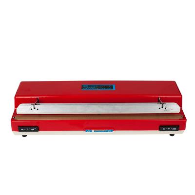 China SF-400 Food Red Color Automatic Plastic Hand Heat Press Sealer Machine for sale