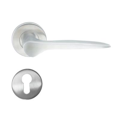 China Manufacturers Security Home Hardware Stainless Steel Door Lever Handle Modern Door Handles Set Internal Door Handles for sale