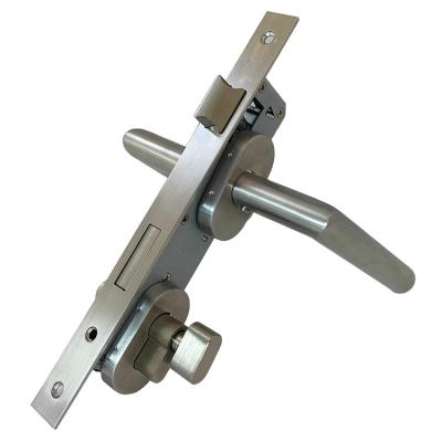 China Promotional Good Quality Stainless Steel Frame Narrow Door Lock For Aluminum Door Frame for sale