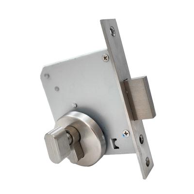 China Stainless Steel European Shaped 304 Stainless Steel Square Door Lock With Lock Core for sale