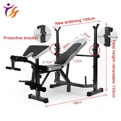 China TZH Push Up Dumbbell Bench Weightlifting Mat Combination Trainer Barbell Press Bench Fitness OEM Multifunctional Steel for sale