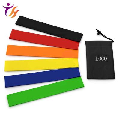 China Non-slip Custom Logo Printed Yoga Gym Exercise Fitness For Legs Glutes Booty Hip Cloth Resistance Band for sale