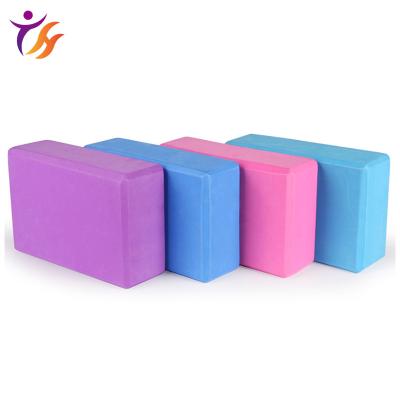 China Rectangular yoga brick anti-slip color yoga block yoga brick for sports auxiliary equipment yoga brick for sale