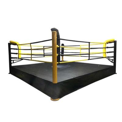 China Boxing Competition Event Boxing Equipment Customized Logo Boxing Ring For Training Or Competition for sale