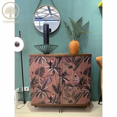 China Modern Furniture Wooden Hallway Cabinet Design Living Room Furniture Wood Cabinet Side Corner for sale