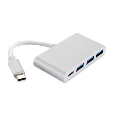 China UBS 3.1 Type-C to 3 Ports USB 3.0 USB-C HUB Adapter OTG Cable High Speed Converter for sale