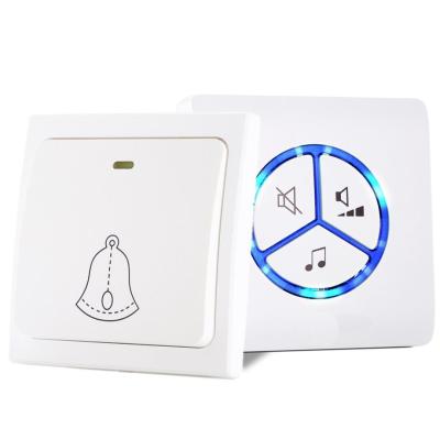 China Ningún timbre enchufable 85V - del botón de interruptor del empuje del enchufe de pared de puerta de la batería de la prenda impermeable inalámbrica de Bell CA 265V en venta