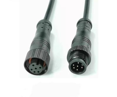 China 06 poles circular male female waterproof connector,3poles mini connector for LED Lighting for sale