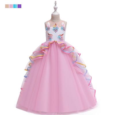 China Sweet Unicorn Costume Party Dresses for Girls 4 to 15 for sale