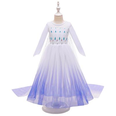 China Sweet kids costume Elsa Handmade Sequins Princess Birthday dress up dresses for girls 2-10 years old for sale