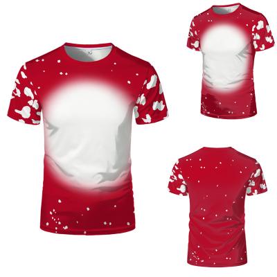 China 22 Colors USA Class Sublimation Bleached Shirts Polyester Cotton Feeling High Quality T-Shirt For Adults And Kids 802-TS-08 for sale