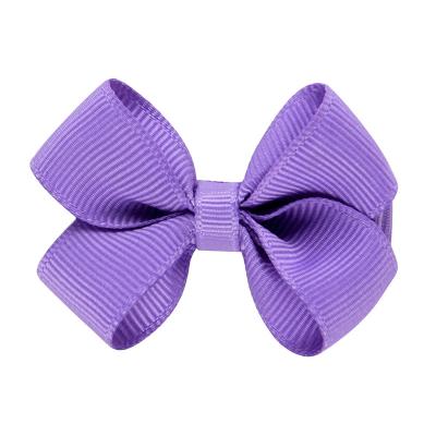 China Sweet Ribbon Bow Hair Clips in 20 Colors for Kids for sale