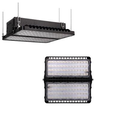 China Sports Stadiums 400-1600W Intelligent Super Bright Good Quality LED Motorized High Mast Flood Light for sale