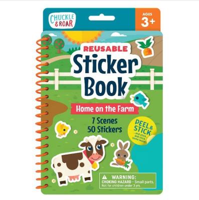 China Spiral Binding Label Sticker Printing , Film Lamination Kids Sticker Book for sale