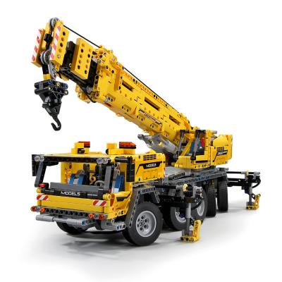 China Simulation Model Mold King 13107 Mechanical Truck Model Building Block Sets Crane Rc Car Crane Toy Mini Building Blocks for sale