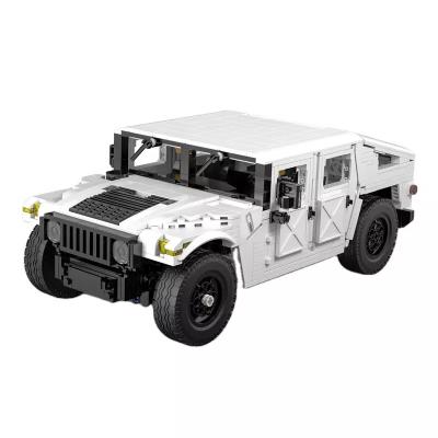 China Simulation Model Toys Manufacturing Cada C61027 1:12 Humve Off-Road Car Building Block Toys Suv Car Bricks Moc Legoi Vehicle Car Model for sale