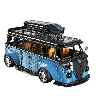 China Classic Simulation Model Toys Manufacturing T5022 T2 Car Model High-Tech Remote Control Bus Vehicle Building Block Brick Child Toys - Plate for sale