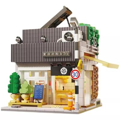 China New Arrival Cada C66007 Japan Street View Building Cafe Shop Building Blocks Model DIY Toys Building Blocks Toys legoi model toys for children for sale