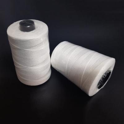 China Anti-pilling Cone 1KG 100% Spun Polyester 12S/4 Bag Closing Thread For Bag Closer Machine for sale