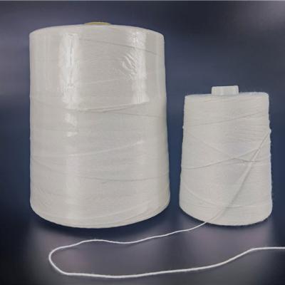 China Anti-pilling polyester 180g/cone 100% spun 20/6 20/9 100% polyester material bag closing sewing thread for sale