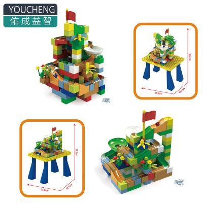 China DIY TOY 138PCS Plastic Medium Particle Building Block Toys For Children Kids Bricks Sets Wholesale Gifts Diy Bricks Other Educational for sale