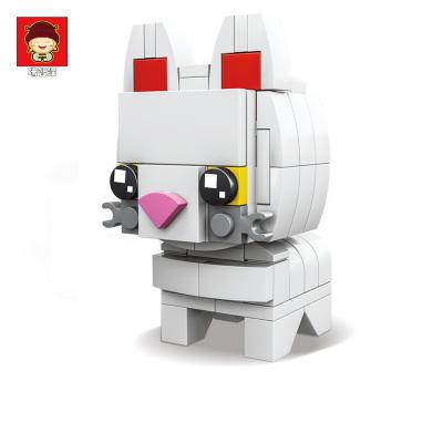 China 135+PCS Mini Educational Cartoon Zootopia Plastic Toy Block Legobuilding Toys For Children Educational Brick Sets Wholesale Brick Kids Gifts for sale