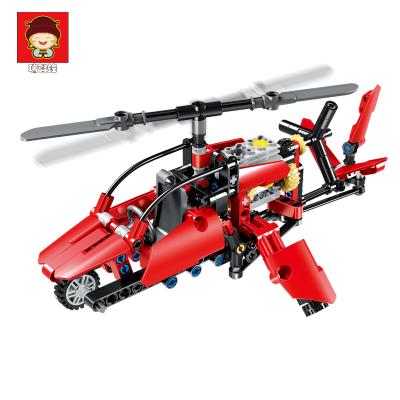 China Educational toy 222+PCS Helicopter block mini plastic legobuilding toys for kids brick sets wholesale kids gift other educational for sale