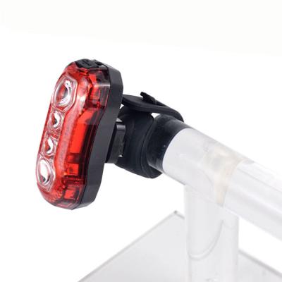 China Jialitte B031 4 SMD LED Outdoor Activities Safety Warning USB Rechargeable Bicycle Tail Light Manufacturer china for sale