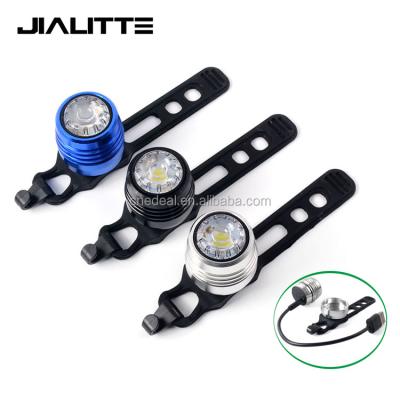 China Jialitte B066 Aluminum Alloy+ABS Ruby Diamond Bike Light USB Rechargeable Bicycle for sale