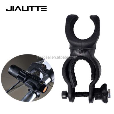 China 360 Rotate Jialitte B011 Other Bicycle Parts 30mm Bracket Bike Light Holder 360 Degree Adjustable Bicycle Flashlight Mount Torch Clamp for sale