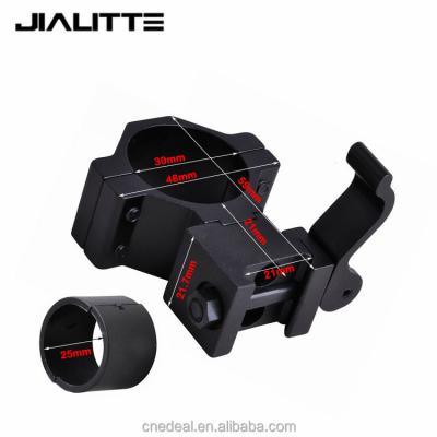 China Jialitte Torch Rail Mount 20mm 30mm 25mm Ring Weaver Scope Picatinny Torch Rail Mount for Flashlight Rifle Gun Hunting Mounts J071 for sale