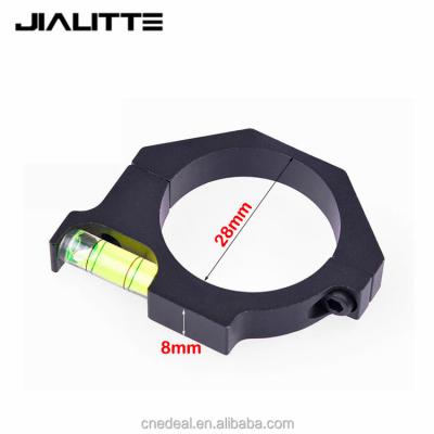 China 30mm Ring Level Aluminum Mount Rings Jialitte J030 30mm Riflescope Anti Cannot Device Spirit Level Spirit Level Scope for sale