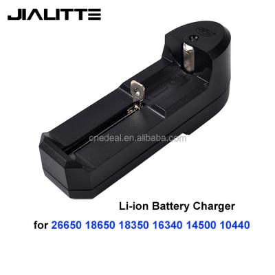 China Battery Charger Jialitte C006 USA Plug 4.2V 450mA Multifunctional Single Channel Li-ion 26650 18650 Battery Charger for sale