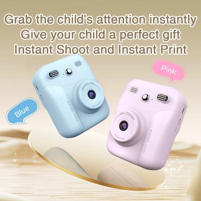 China Instant Printing Inkless Video Digital Toy Camera For Tweens Kids 1080P 1300mA for sale