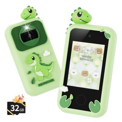 Cina Kid Learning Partner Kid Toy Camera Phone Music Player Momento di registrazione divertente con doppia fotocamera in vendita