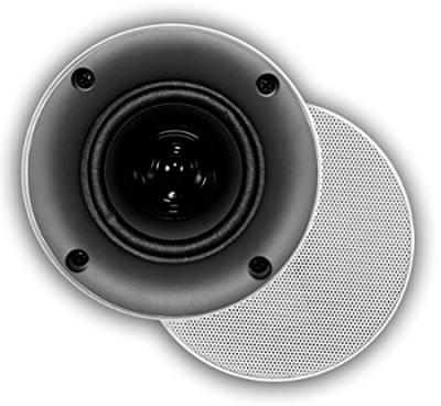 China 3.0 Inch 60Watt Trimless Mini Slim Bezel Polypropylene In-Ceiling Speaker Pair for sale