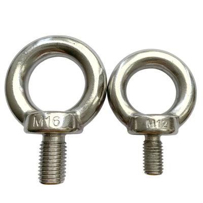 China Lifting Pads Rigging Material M6 Eye Bolt Grade SUS304 for sale