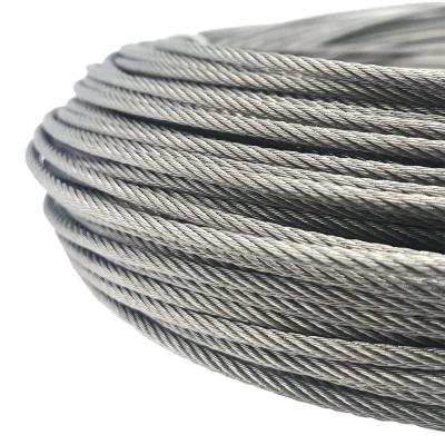 China Rope Stainless Steel Wire Rope Fiber Core Wire Rope With Specification For Grease Block for sale