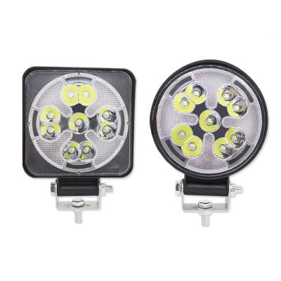 China Aluminum Mini Car Led Work Light Double Color 3 Inch 12V 24V Led Driving Light For Vehicles Yellow White for sale