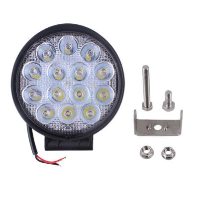 China Aviation Aluminum CE Rohs 4 Inch Round Led Work Lights 42w 25mm 12v 6000K Bright Lamp Factory Hot Sale for sale