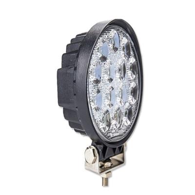 China Super Bright Aviation Truck LED Work Light 42W 12v 48mm Aluminum Spot 6063 6000k Super Bright Light for sale