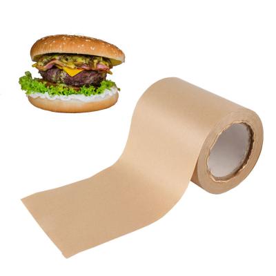 China Waterproof Food Grade Roll Film Printing Hamburger Wrap Wrapping Paper Wrapping Paper for sale