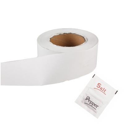 China Biodegradable Pe Coated Brown Roll Kraft Paper For Yogurt Spoons Salt Pepper for sale